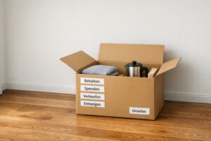 Stressfrei ausmisten vor dem Wohnungswechsel mit einem klaren Plan